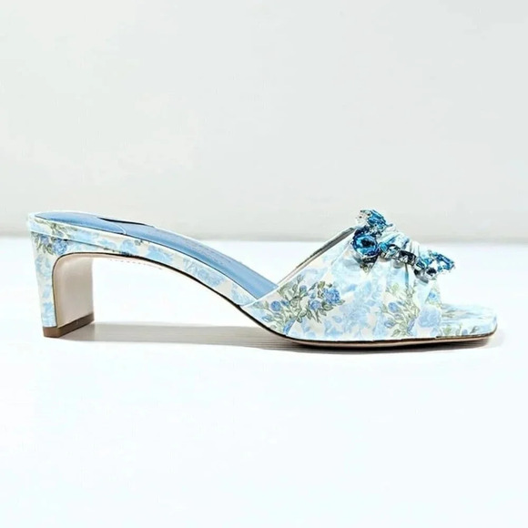 Sophia Webster x LoveShackFancy Womens Margaux Mid Mule Sandal Size 38 MSRP $900 - Picture 3 of 11